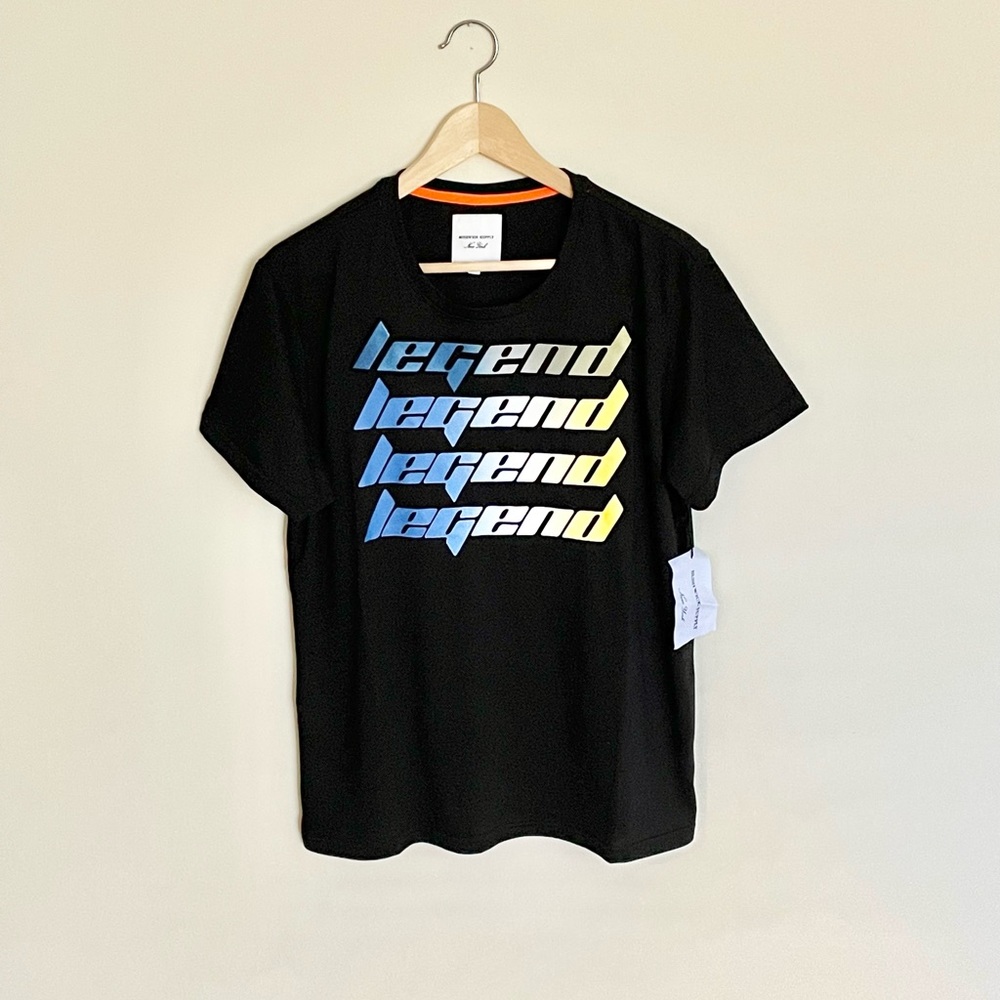 NEW Bushwick Supply New York Legend Graphic Black T Shirt Men’s size Large